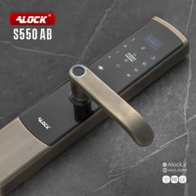 تصویر قفل اثر انگشتی دیجیتال ALOCK مدل S550 AB 