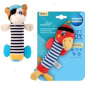 تصویر جغجغه سوسیسی طرح حیوانات کانپول Canpol 