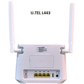 تصویر مودم 4G/TD-LTE یوتل مدل L443 به همراه سیــم‌کارت آپتل Modem UTel 4G/TD-LTE