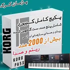 تصویر پکیج کامل ست ریتم و صدا ارگ کرگ مدل pa5x Korg pa5x