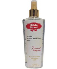 تصویر بادی اسپلش باکارات رژ هیلدا بیوت Hilda Beaut Body Splash Baccarat Rouge 540 