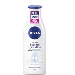 تصویر لوسیون بدن نیوآ Nivea مدل Express Hydration (حاوی روغن بادام) حجم 400 میلی لیتری 