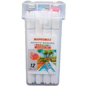 تصویر ماژیک رنگ آمیزی ۱۲ رنگ مپرومکس 