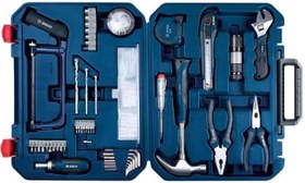 تصویر کیت ابزار دستی یکپارچه فلزی (آبی، 108 قطعه) بوش Bosch All-in-One Metal Hand Tool Kit (Blue, 108-Pieces)