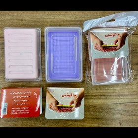 تصویر ظرف فریزری سیلیکونی بزرگ درب دار 