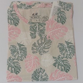 تصویر تیشرت نخ پنبه زنانه اچ اند ام قواره دار اصلی بنگلادشی - مدیوم M / ۲۹۸۰۰۰ T-shirt H&M