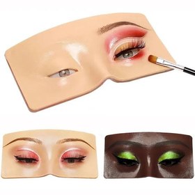 تصویر نیمچهره تمرینی میکاپ 