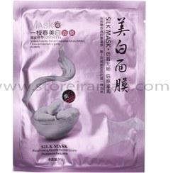 تصویر ماسک صورت نقابی پروتئین ابریشم بنفش وان اسپرینگ One Spring Purple Silk Protein Facial Mask