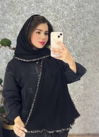 تصویر شال برشکا دور پلنگی 