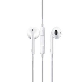 تصویر هدفون اپل مدل EarPods با کانکتور جک 3.5 میلیمتر غیر اصل iPhone Wired Headphones 3.5mm Connector