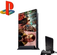 تصویر پلی استیشن 2 کپی خور با فلش 32گیگ فول گیم با اسکین انتخابی (کارکرده) 