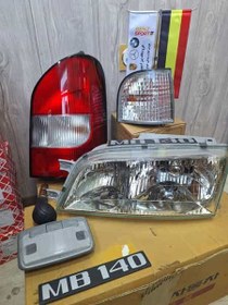 تصویر خطر عقب ون بنز MB140 و ون ایستانا 