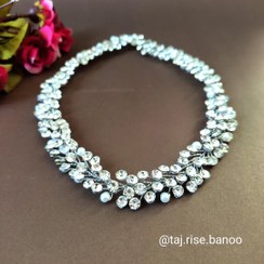 تصویر ریسه مو نگینی با طول 30 سانت 