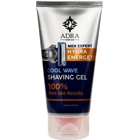 تصویر ژل اصلاح آقایان مدل Cool Wave حجم 150میل آدرا Adra Cool Wave Shaving Gel 150ml