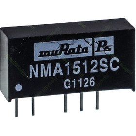 تصویر مبدل ولتاژ موراتا 42± میلی آمپر MURATA NMA1512SC DC/DC IN:15V OUT:±12V 