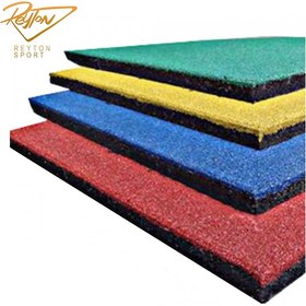 تصویر کفپوش گرانول اخرایی red granular flooring