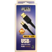 تصویر کابل پرینتر کی نت پلاس طول 1.5 متر Knet Plus UBS2.0 AM To Mini USB 5pin Cable 1.5m