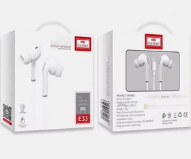 تصویر هندزفری ارلدام مدل E33 EARLDOM E33 STERREO EARPHONE POPUP WINDOW LIGHTNING CONNECTOR