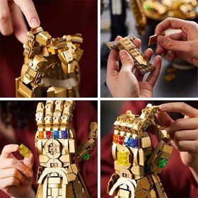تصویر لگو سری ابر قهرمانان مدل دست طلایی 76191 ا 590 قطعه 590 قطعه