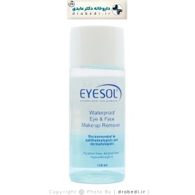 تصویر محلول پاک کننده آرایش دوفاز آیسول حجم 150 میلی لیتر Eyesol Biphasic Eye & Face Makeup Remover 150ml