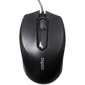 تصویر ماوس با سیم رپو مدل N1010 ا Rapoo N1010 Wired Mouse Rapoo N1010 Wired Mouse