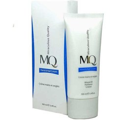 تصویر کرم مرطوب کننده دست و ناخن ام کیو حجم 100 میل MQ miraculous quaility for hand and nail Cream 100ml