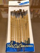 تصویر ست قلم مو سرتخت آلما سری 738 شامل ۱۳ عدد 