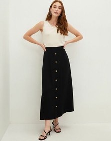 تصویر دامن بلند زنانه ال سی وایکیکی lc waikiki | W1H733Z8-CVL