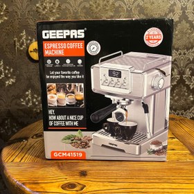 تصویر اسپرسوساز جیپاس مدل ۴۱۵۱۹ geepas espresso machine 41519