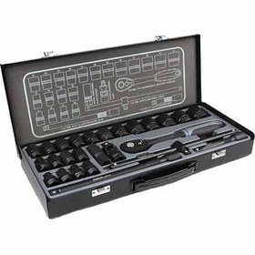 تصویر مجموعه 26 عددی آچار بکس Nova NTS-7000 26 Pieces 6 PT Socket Set