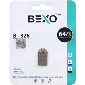 تصویر فلش مموری بکسو مدل B-326 ظرفیت 64 گیگابایت Bexo B-326 Flash Memory 64GB