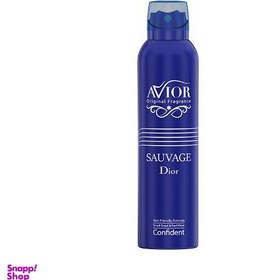 تصویر اسپری خوشبو کننده بدن مردانه اویور (Avior) مدل Sauvage Dior حجم 150 میلی لیتر 