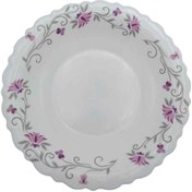 تصویر بشقاب خورشت خوری پارس اپال طرح لیندا سایز ۲۲.۵ بسته ۶ عددی 