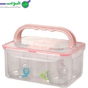 تصویر ست چای خوری لیمون مدل دسته دار چهار نفره 