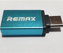 تصویر تبدیل USB به Type C ریمکس رنگ آبی 