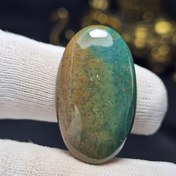 تصویر نگین درشت سنگ طبیعی سنگ خون معدنی کد 37351 