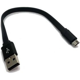 تصویر کابل پاوربانک USB به MicroUSB به طول 20 سانتی متر 