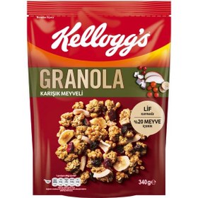 تصویر غلات صبحانه Kellogg Granola (کیلاگ گرانولا) میکس میوه ها 340 گرم 