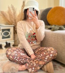 تصویر ست بلوز شلوار کریسمس زنانه 