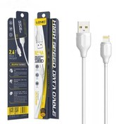 تصویر کابل شارژ USB به لاتنینگ الدینیو مدل LS38 طول 30 سانتیمتر 