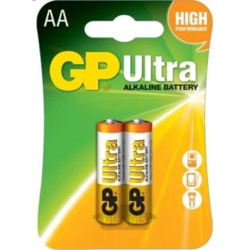 تصویر باتری قلمی AA الترا آلکالاین کارت 2 تایی جی پی GP GP AAA ultra alkaline battery 2pcs