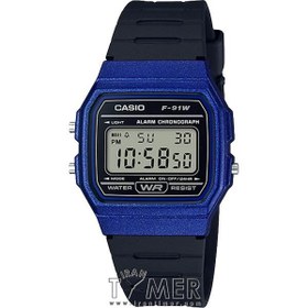 تصویر ساعت دیجیتال مردانه کاسیو casio | F-91WM-2ADF