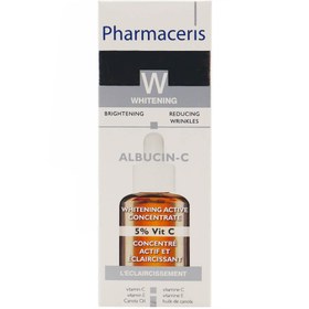 تصویر کنسانتره فعال روشن کننده ویتامین سی فارماسریز - Albucin C Pharmaceris Albucin-C - Whitening Active Concentrate 5% Vit C