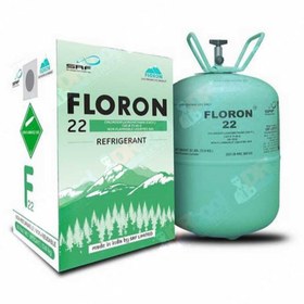 تصویر کپسول 13.6 کیلوگرمی گاز مبرد R-22 فلورون FLORON ا FLORON R-22 ۱۳.۶kg FLORON R-22 ۱۳.۶kg