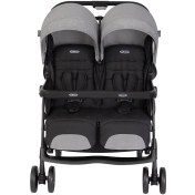 تصویر کالسکه دوقلو گراکو مدل DuoRider رنگ استیپل گری 