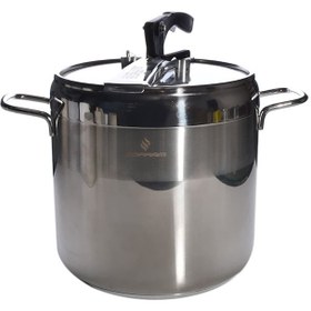 تصویر زودپز استیل ۱۰ لیتر سوفرام ترکیه مدل سافت Sofram Turkey 10 Liters Steel Pressure Cooker Soft Model