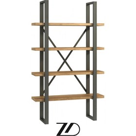 تصویر کتابخانه چوبی شیک 