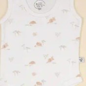 تصویر زیر دکمه رکابی طرح کانگور و دوستان رنگ کرم نیلی Nili 