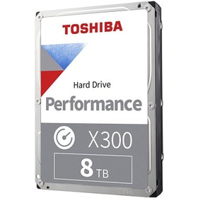 تصویر هارد دیسک اینترنال توشیبا X300 ظرفیت 8 ترابایت TOSHIBA X300 INTERNAL HARD DRIVE 8TB