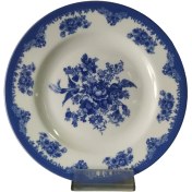 تصویر بشقاب تخت میوه خوری 19 گرد چینی زرین سری ایتالیا اف طرح فلورانس درجه 3 (6 عدد) 